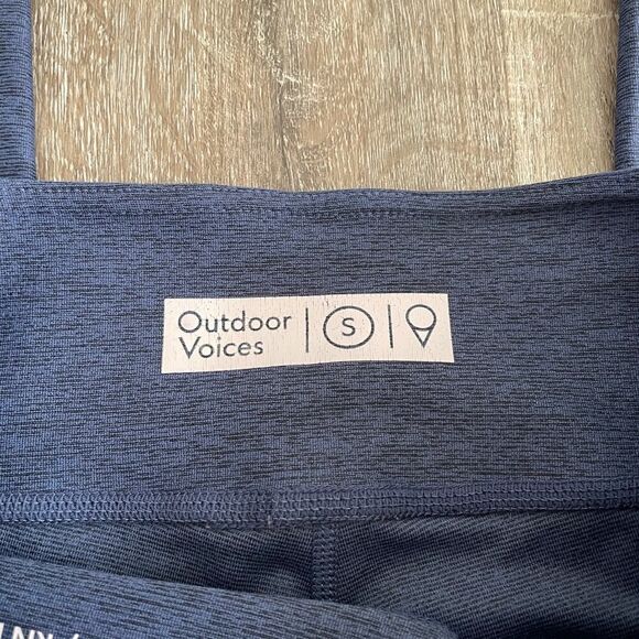 Outdoor Voices Navy Blue Full Length Legging - Size: Small - Picture 4 of 7